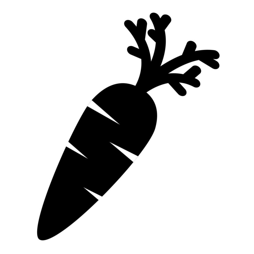 Fresh carrot vegetable icon,logo vector illustration design template.