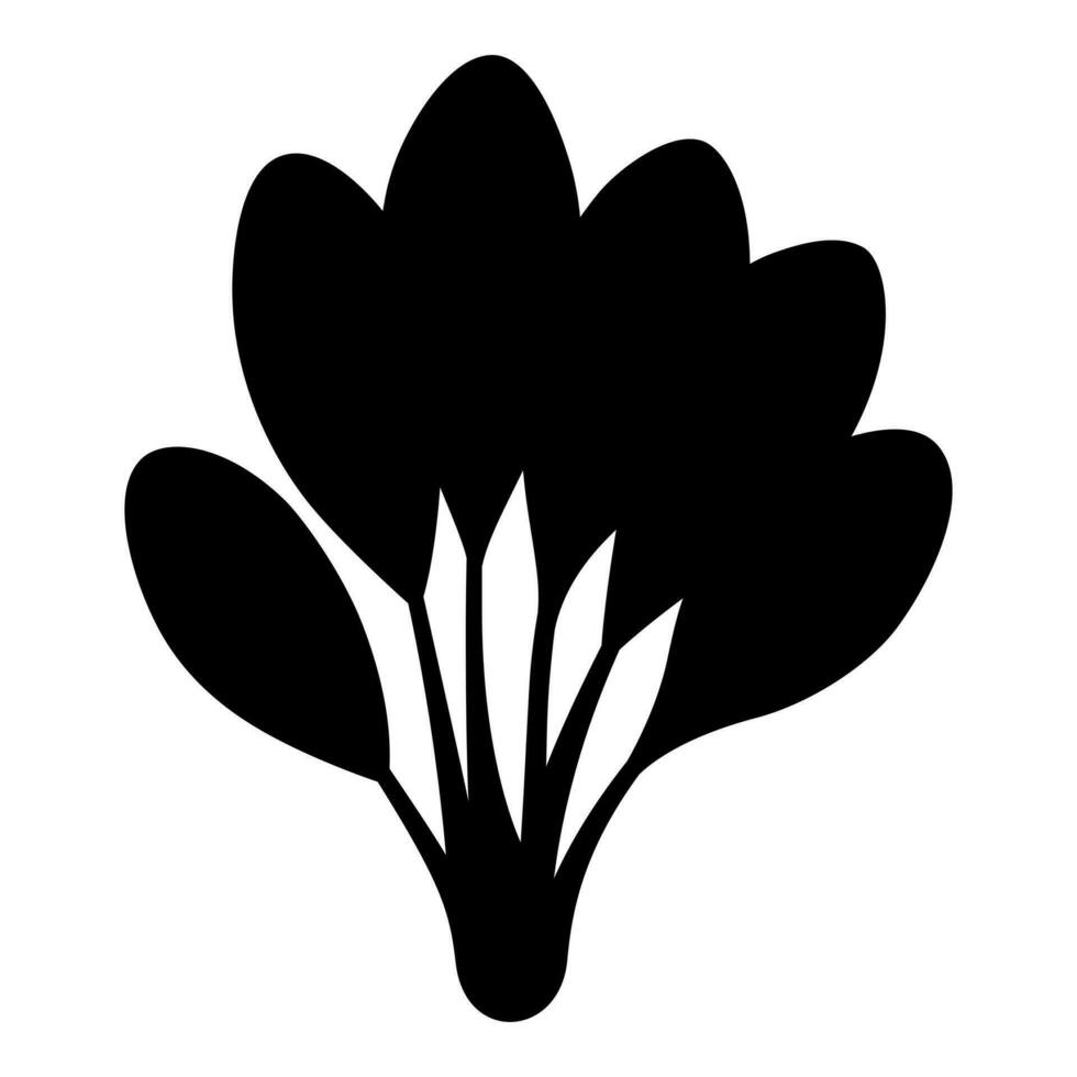 vector ilustración de flor forma vector