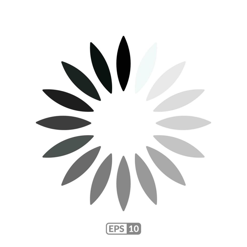 Refresh leaves design icon EPS10. vector