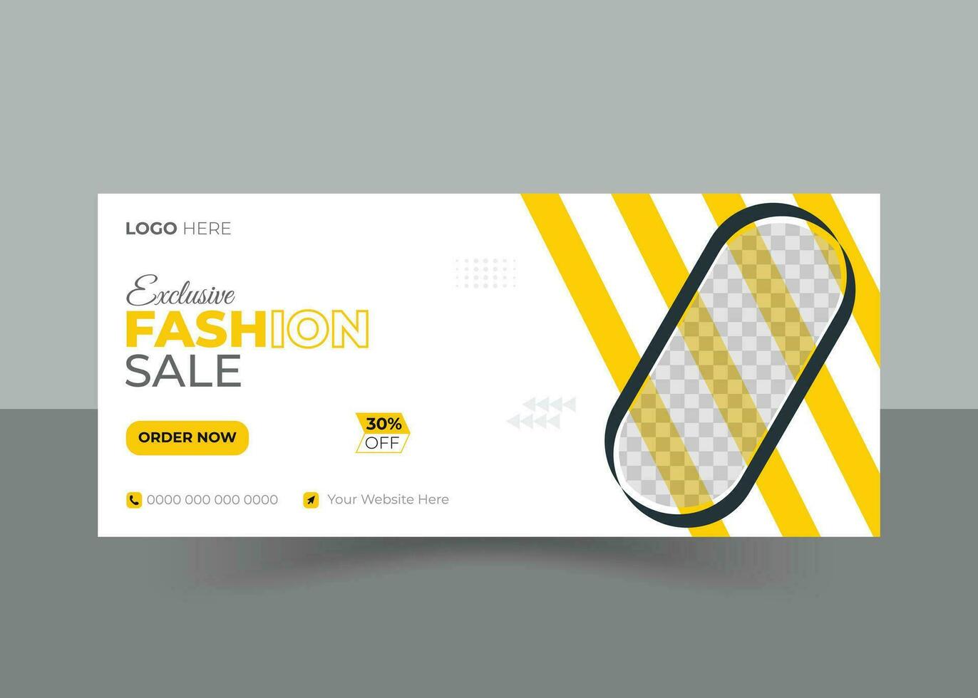 Fashion Sale Fb Cover Design vector