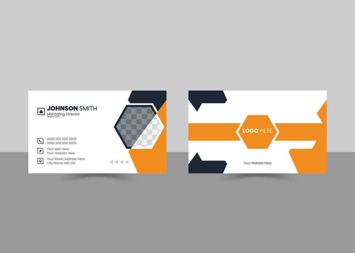 Creative Business Card Design vector