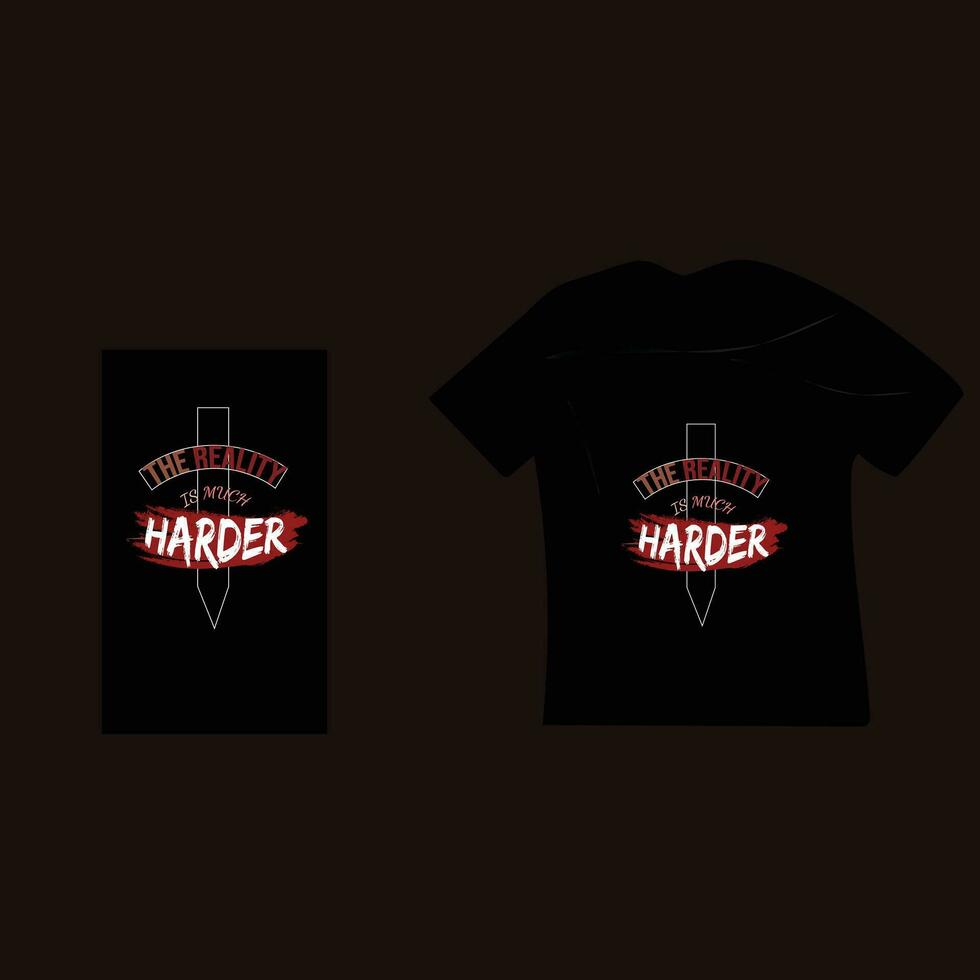 Creative Typography T-shirt Design Template vector