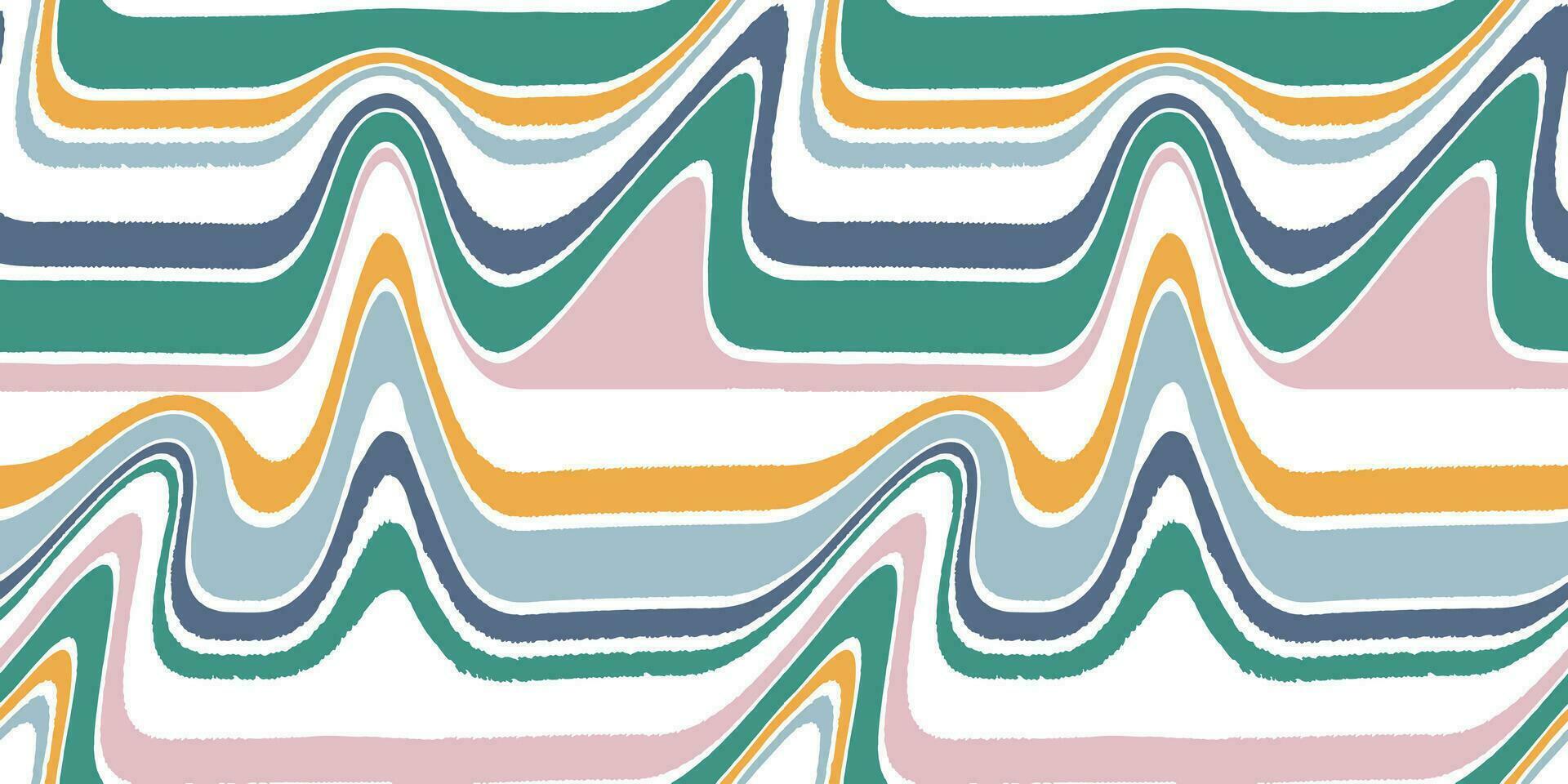Seamless pattern in retro style. Vector texture illustration. Line drawing.