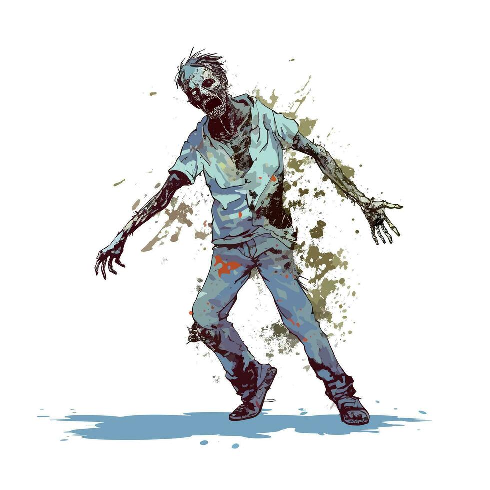 Zombie Walker Vector