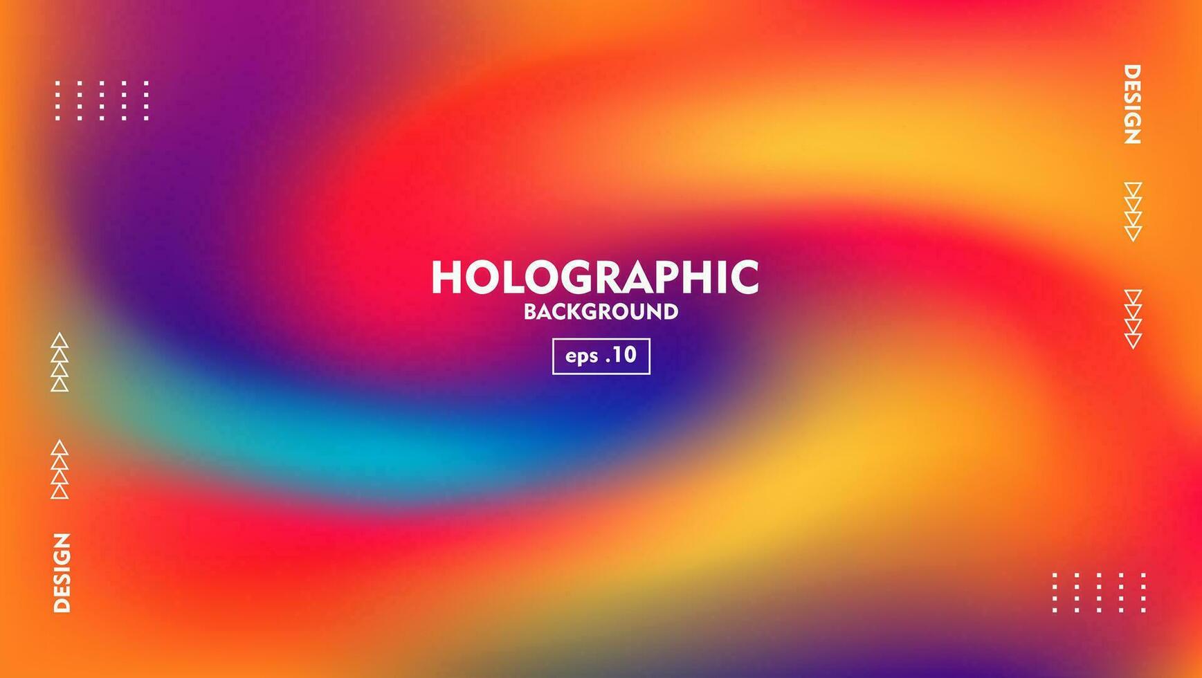 abstract blurred holographic background colorful vector