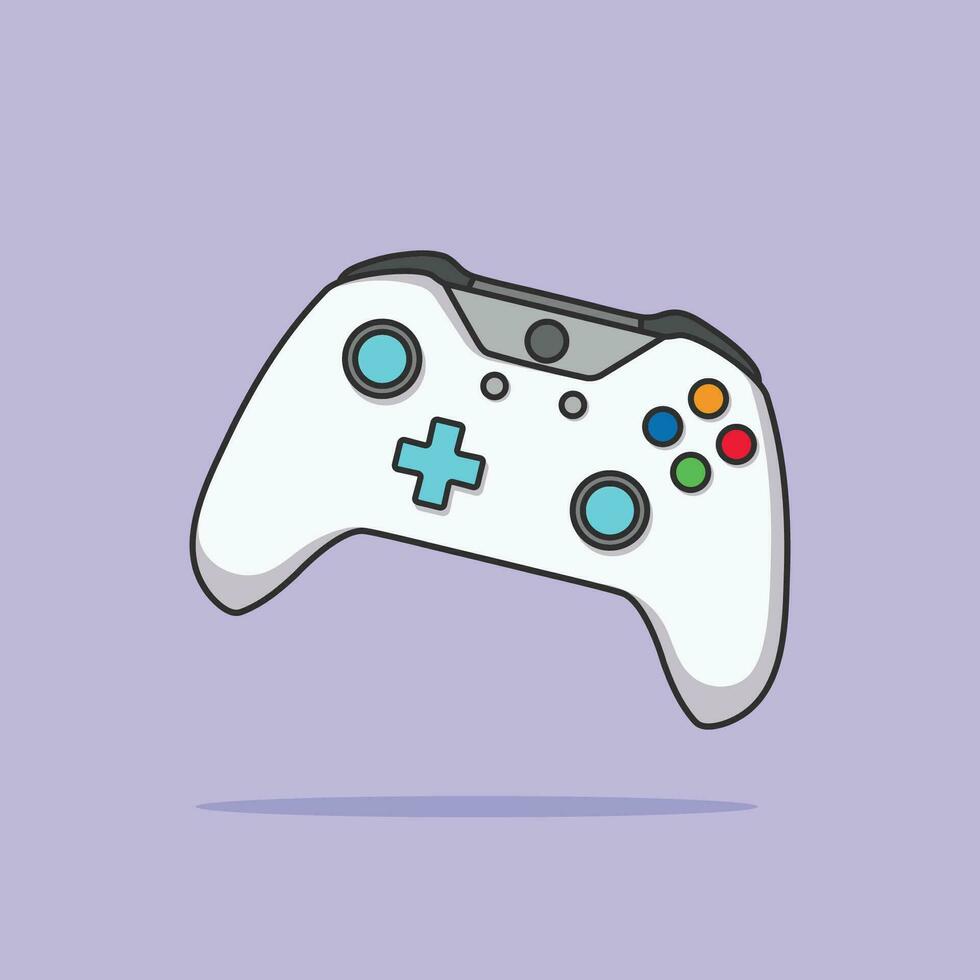 gratis vector de un palanca de mando controlador vídeo juego consola aislado vector