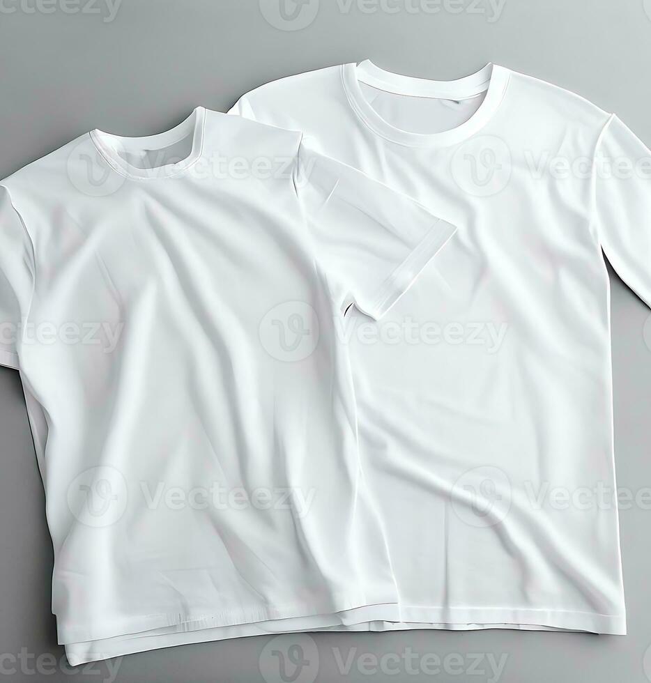 Ai generate photo  Free photo white t-shirts with copy space on