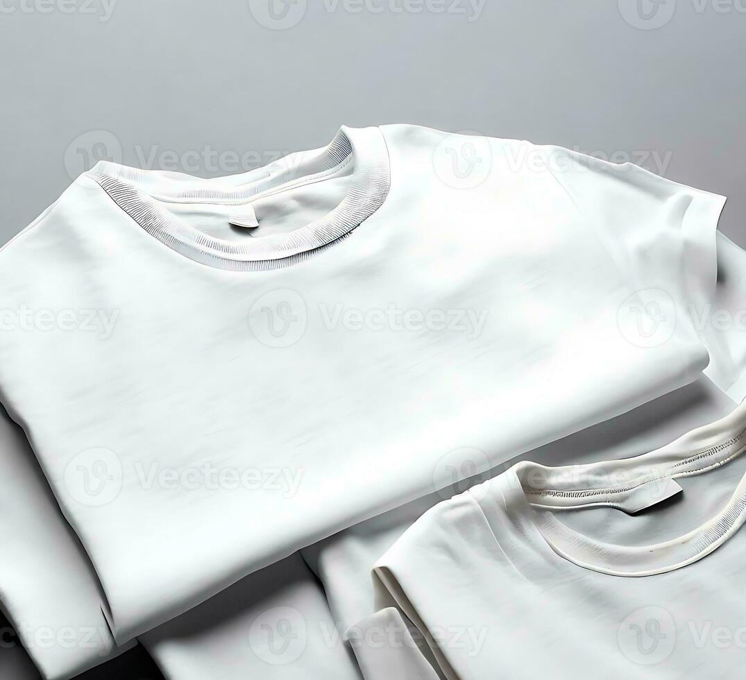 Ai generate photo  Free photo white t-shirts with copy space on