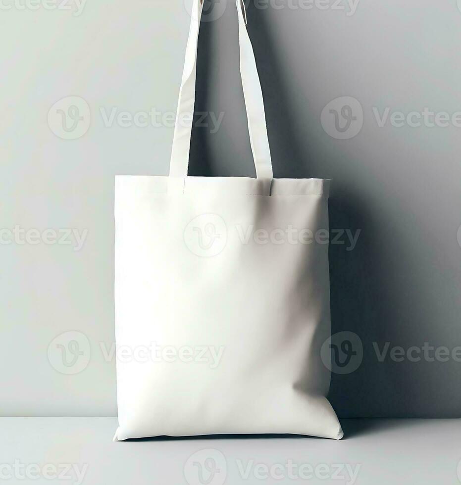 Ai generate photo Free photo white tote bag isolated