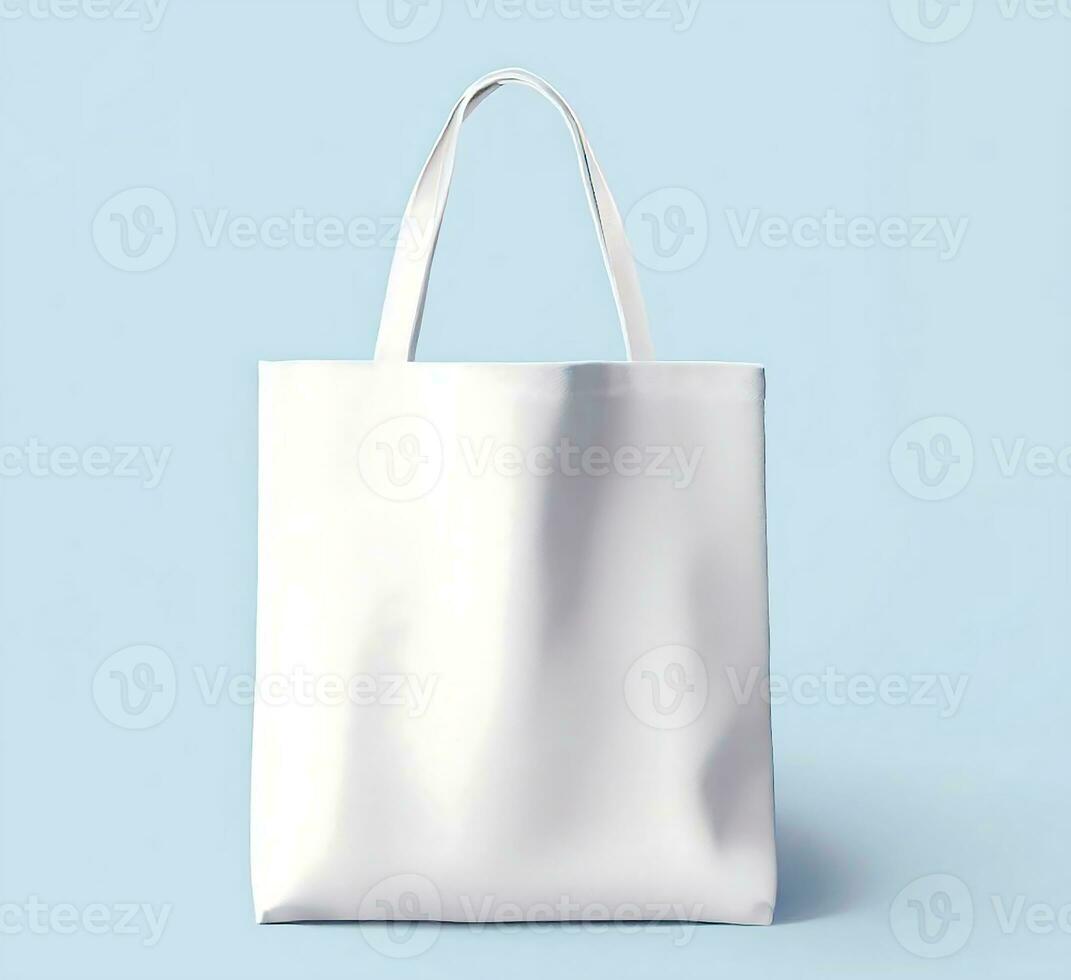 Ai generate photo Free photo white tote bag isolated