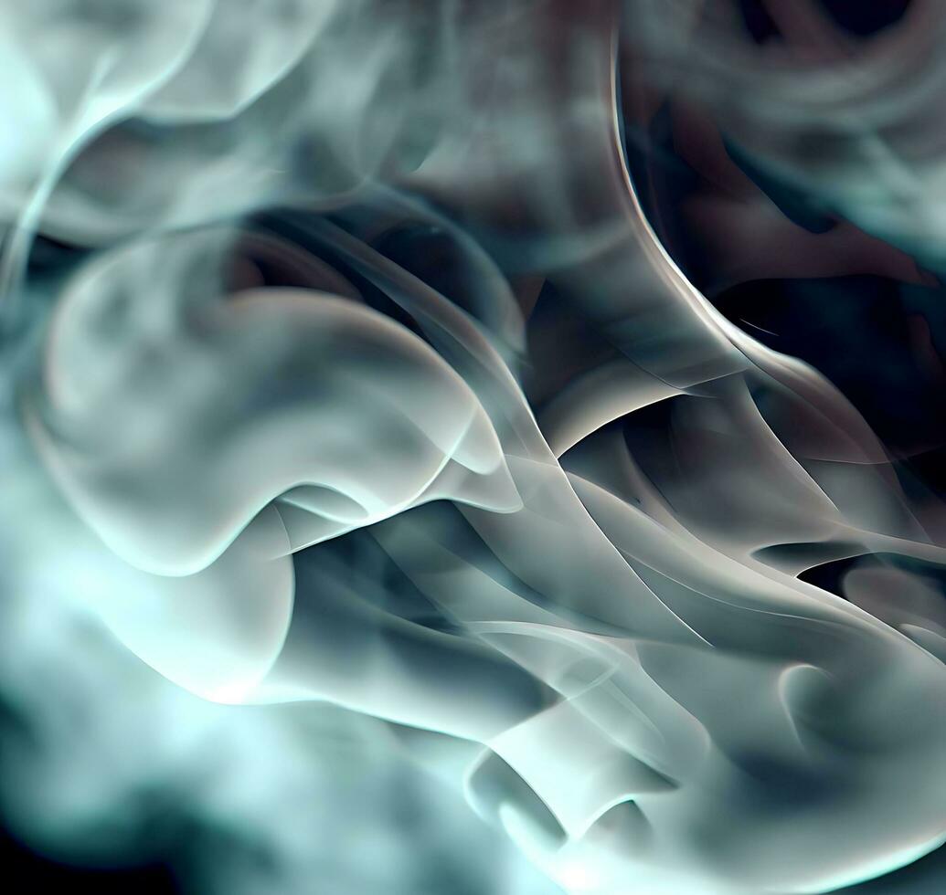 Ai generate photo 3d smoky cloud effect background