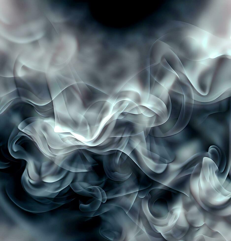Ai generate photo 3d smoky cloud effect background