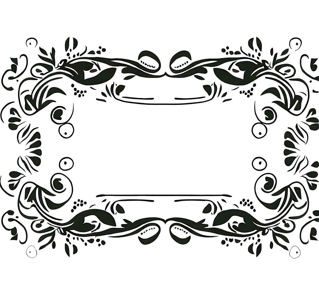 Decorative border  background photo