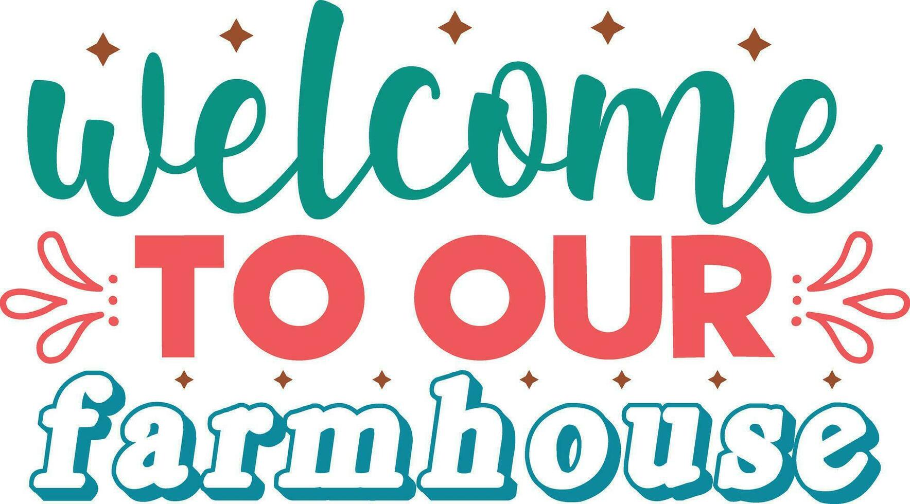Farmhouse t-shirt design vector