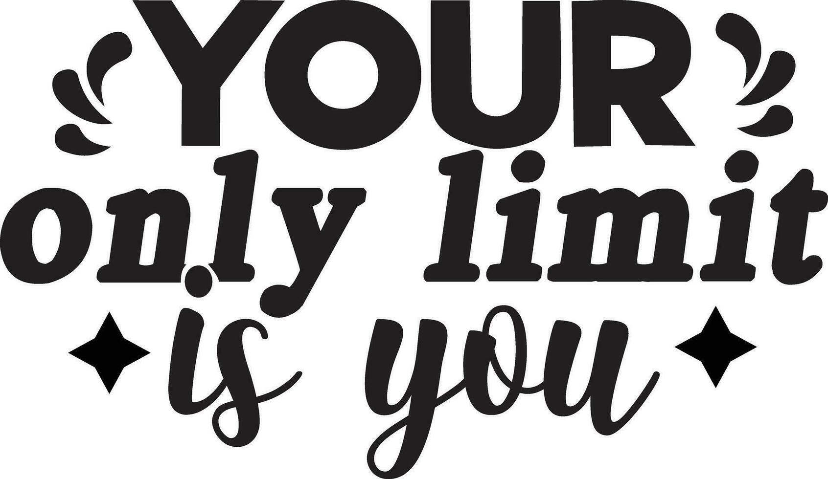 Inspirational t shirt design vector