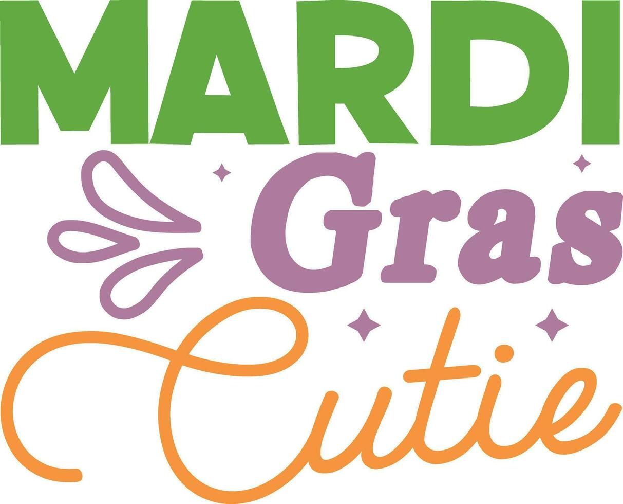 Mardi Gras t shirt design vector