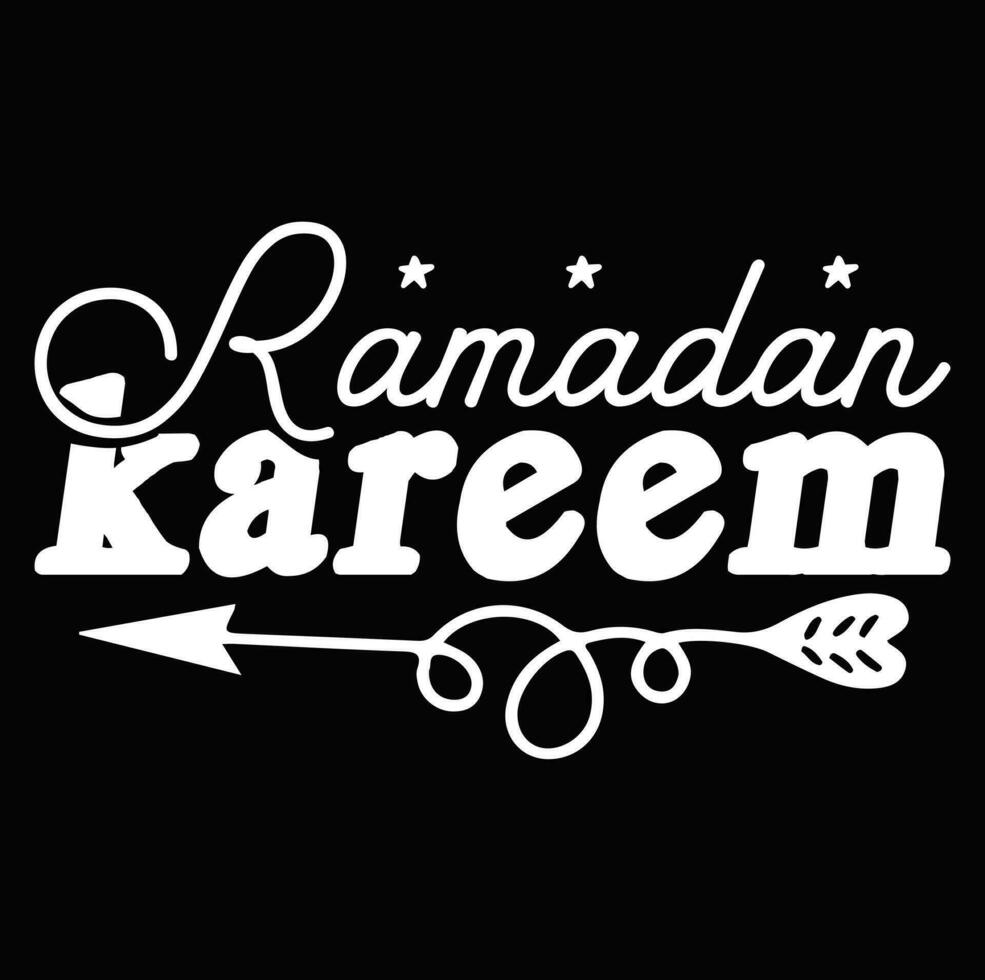 Ramadán citas camiseta diseño vector