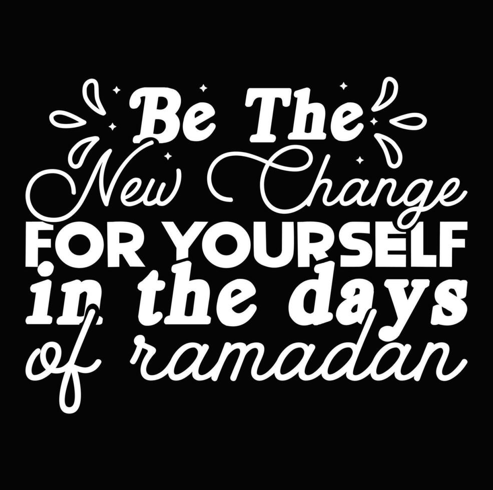 Ramadan Quotes t-shirt design vector