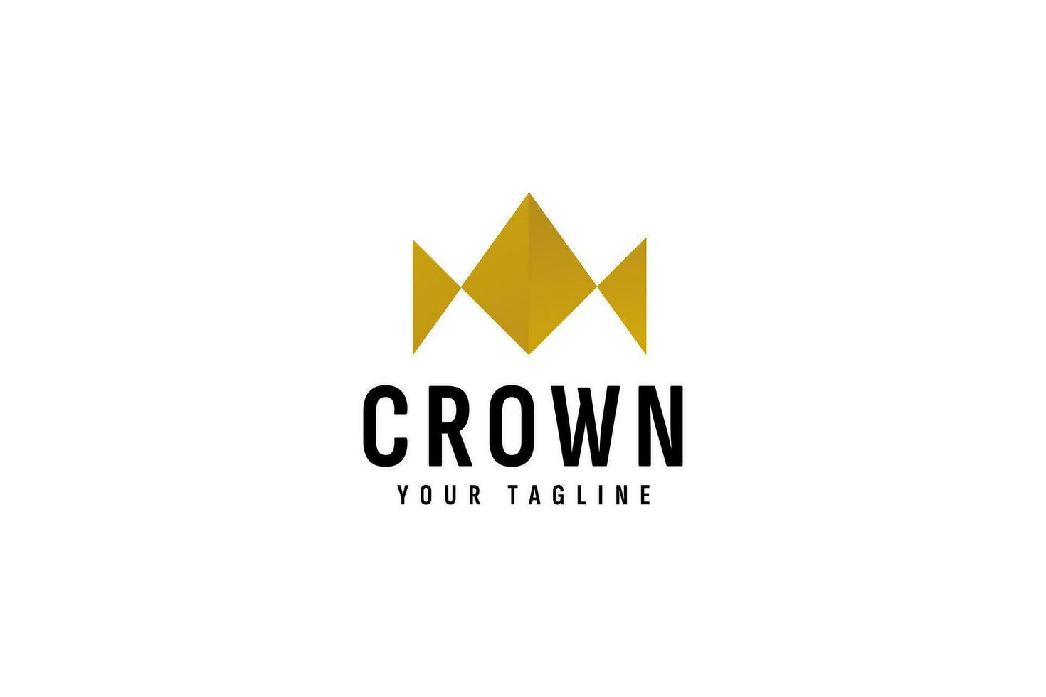 corona logo vector icono ilustración