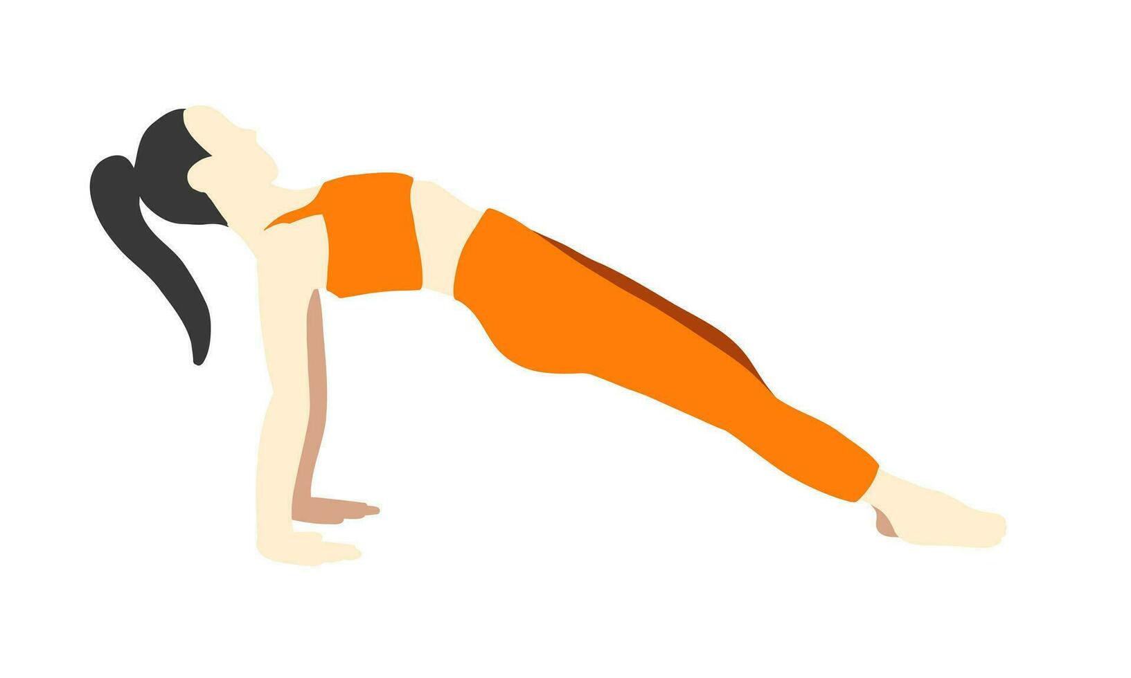 yoga pilates actitud vector