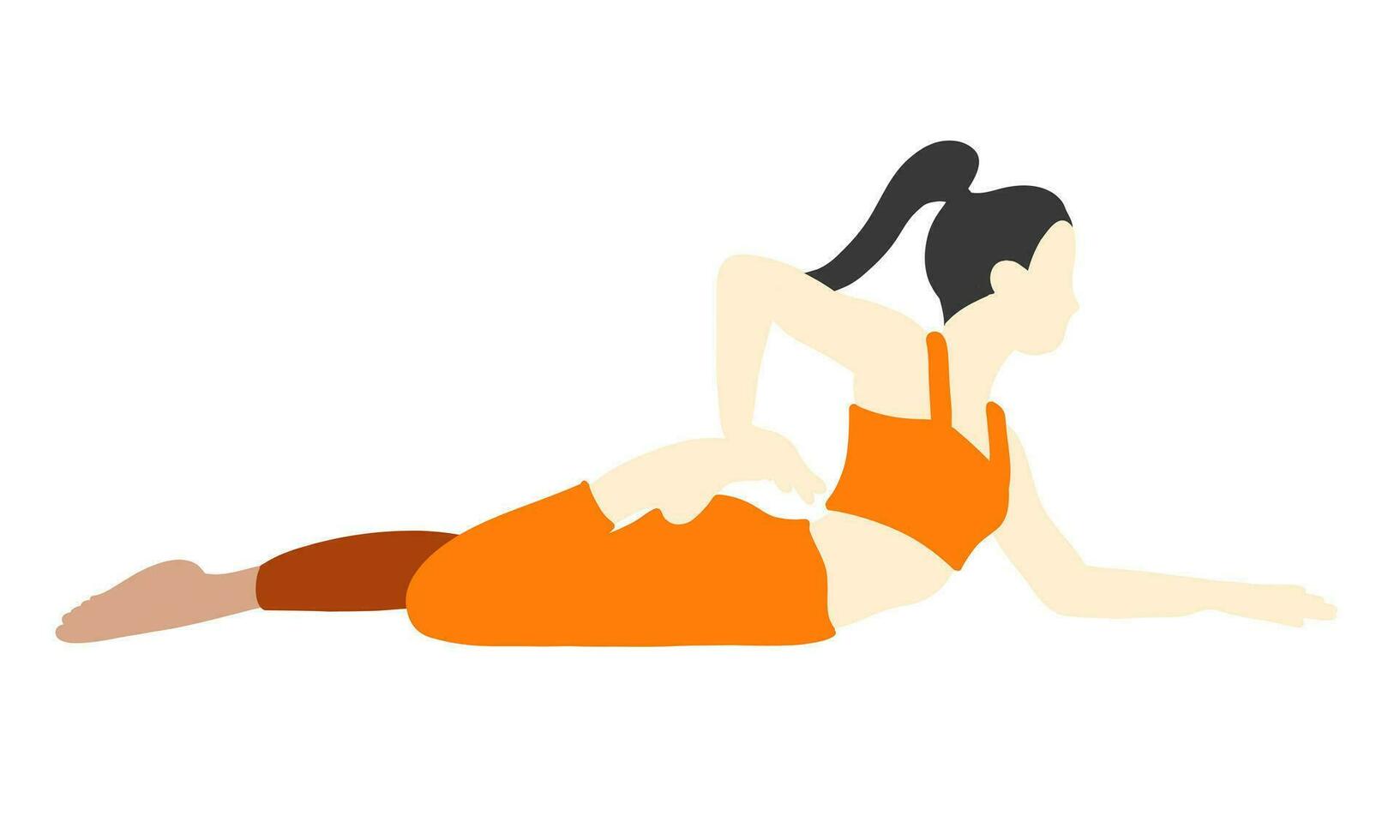 yoga pilates actitud vector