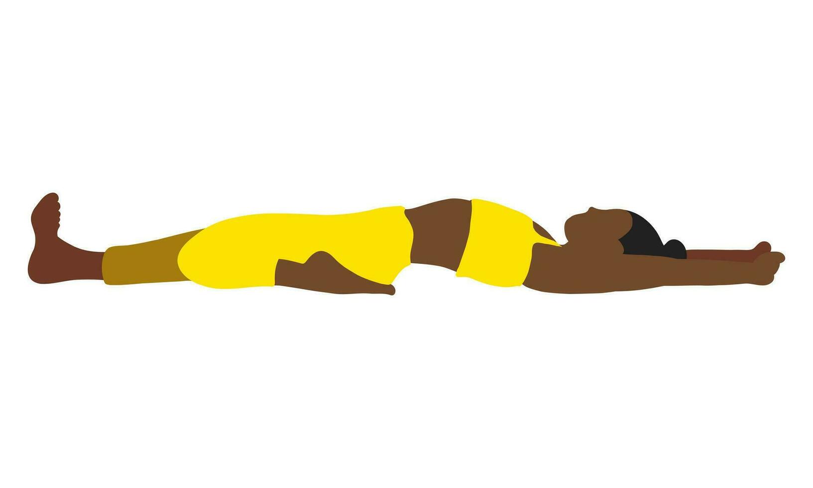 Yoga pilates pose vector