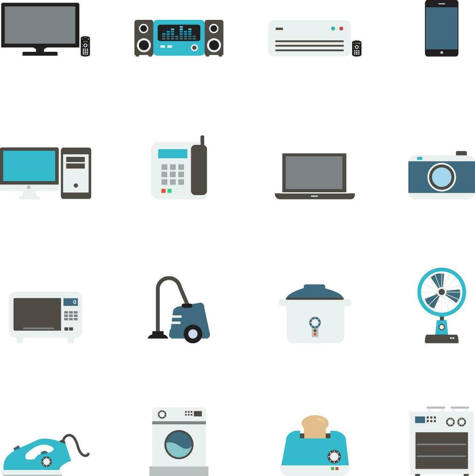 Home appliances icon vector illustration