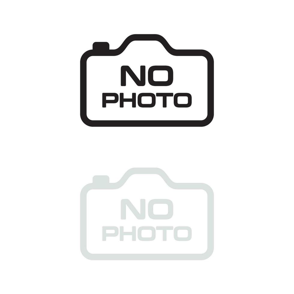 No photo image icon. vector illustration.eps