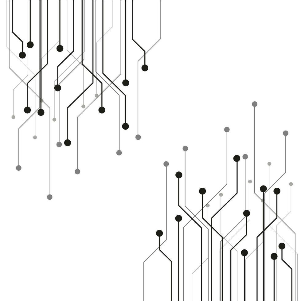 Technological background with black and gray lines.vector illustration vector