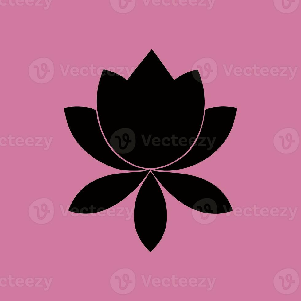 flower logo vector simple abstract flat mandala tattoo plant color blossom floret bloom stencil photo