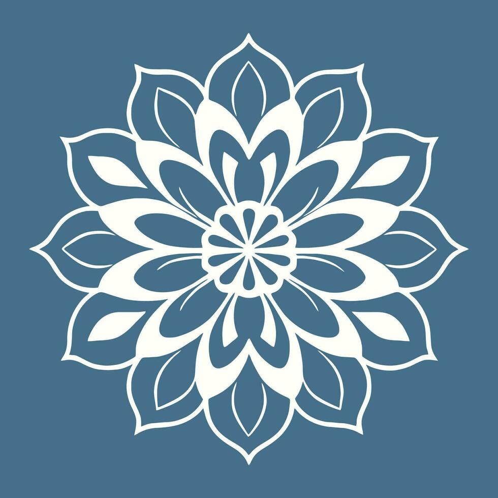 flower logo vector simple abstract flat mandala tattoo plant color blossom floret bloom stencil