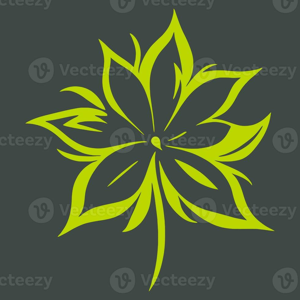 flor logo vector sencillo resumen plano mandala tatuaje planta color florecer florete floración plantilla foto