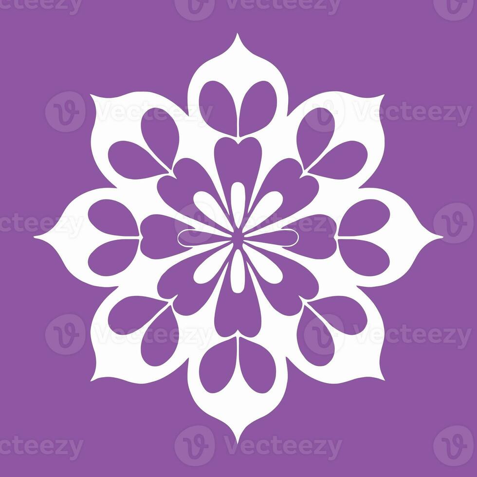 flower logo vector simple abstract flat mandala tattoo plant color blossom floret bloom stencil photo