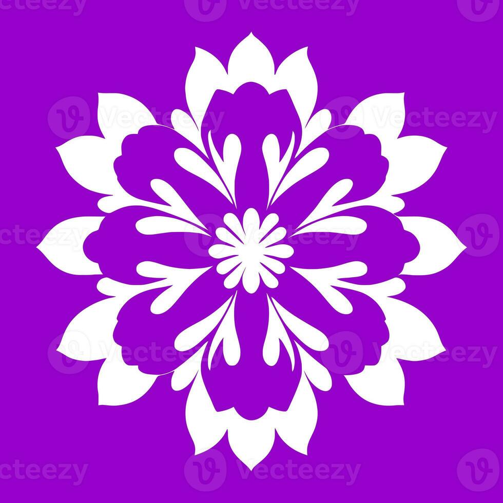 flower logo vector simple abstract flat mandala tattoo plant color blossom floret bloom stencil photo