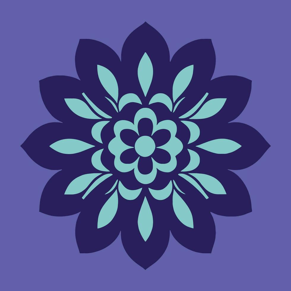 flower logo vector simple abstract flat mandala tattoo plant color blossom floret bloom stencil