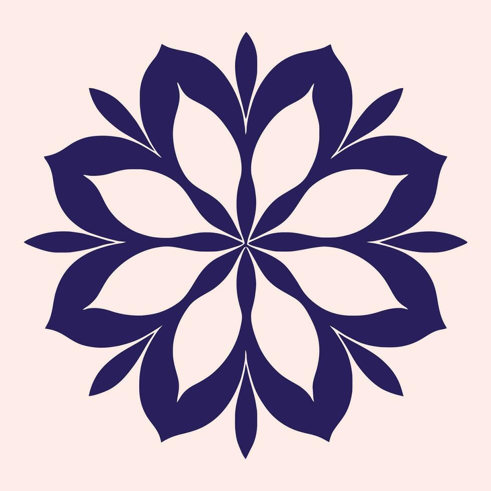 flower logo vector simple abstract flat mandala tattoo plant color blossom floret bloom stencil