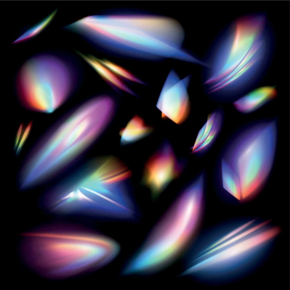 Light Crystal Effects Set vector