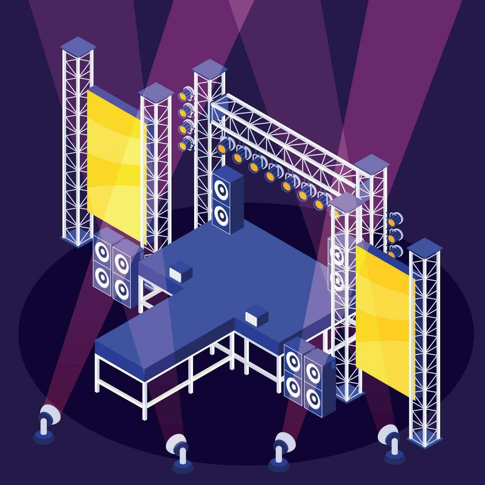 Rock Star Concept Illustration vector