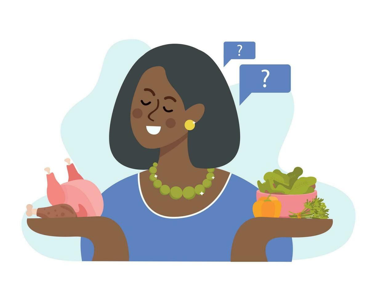Macronutrients To Choose Composition vector