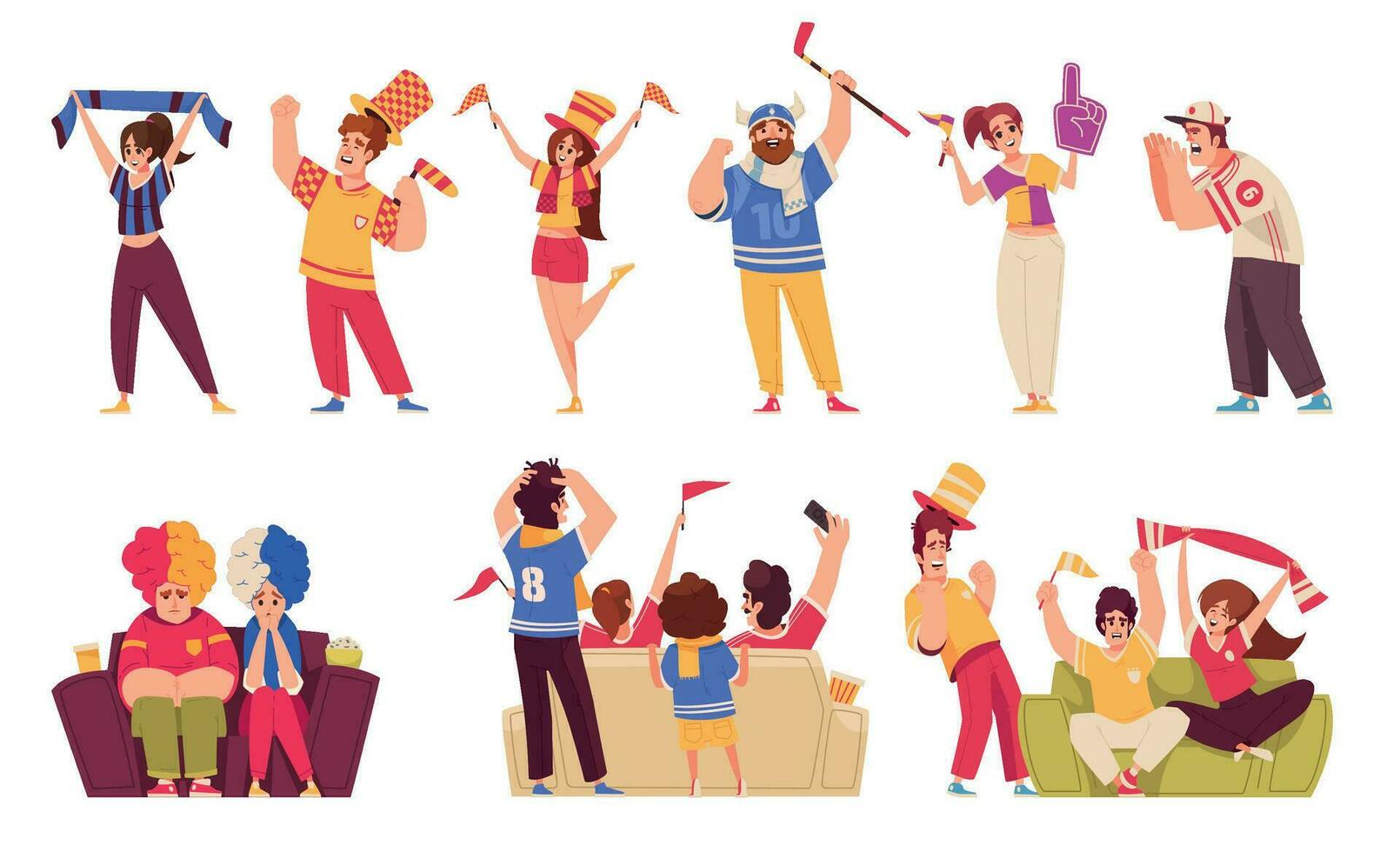 Sports Fan Set vector