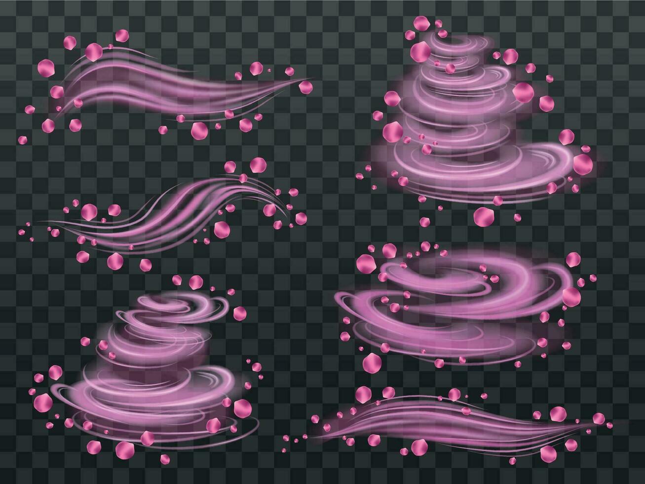 Wind Vortex Set vector