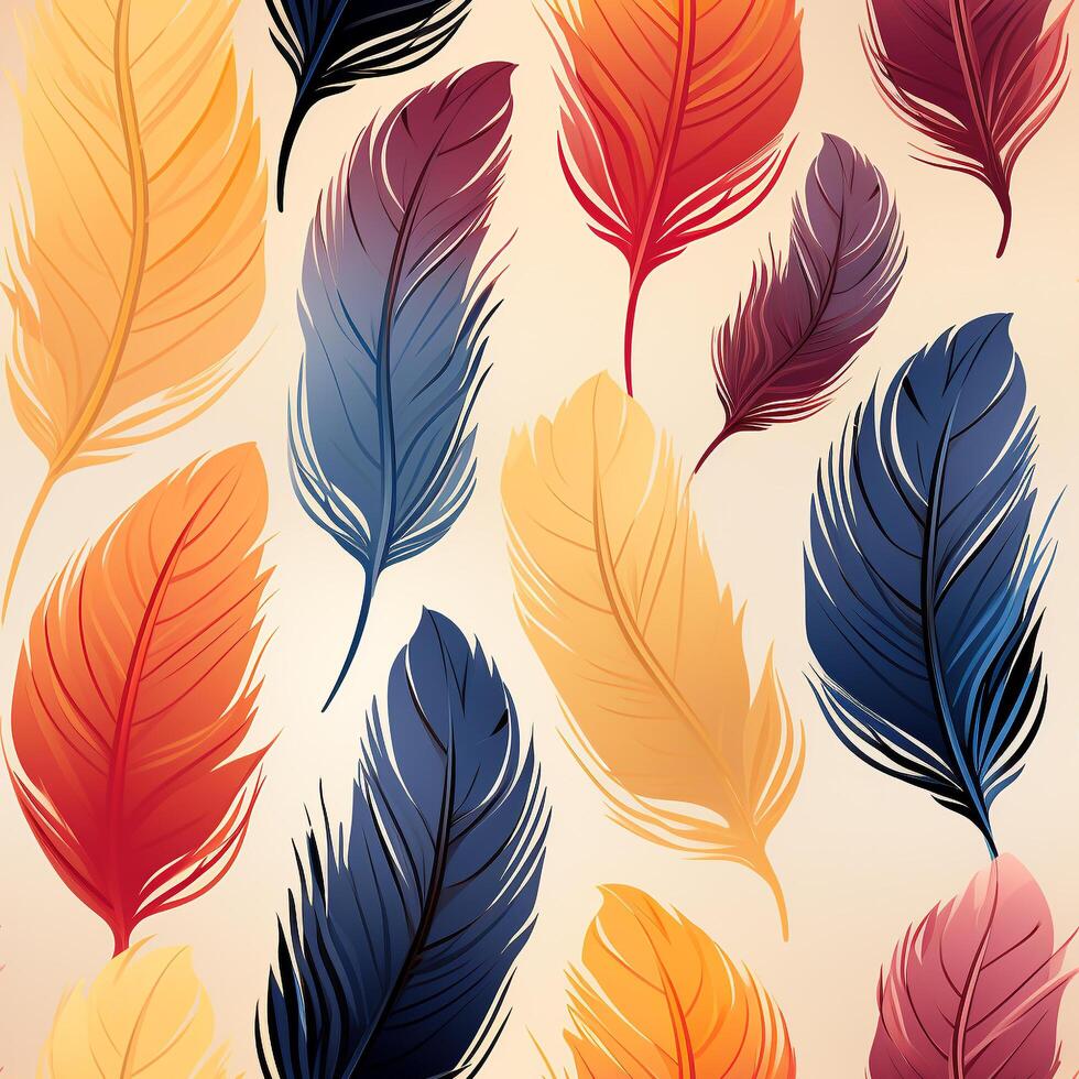 Boho Seamless Pattern photo