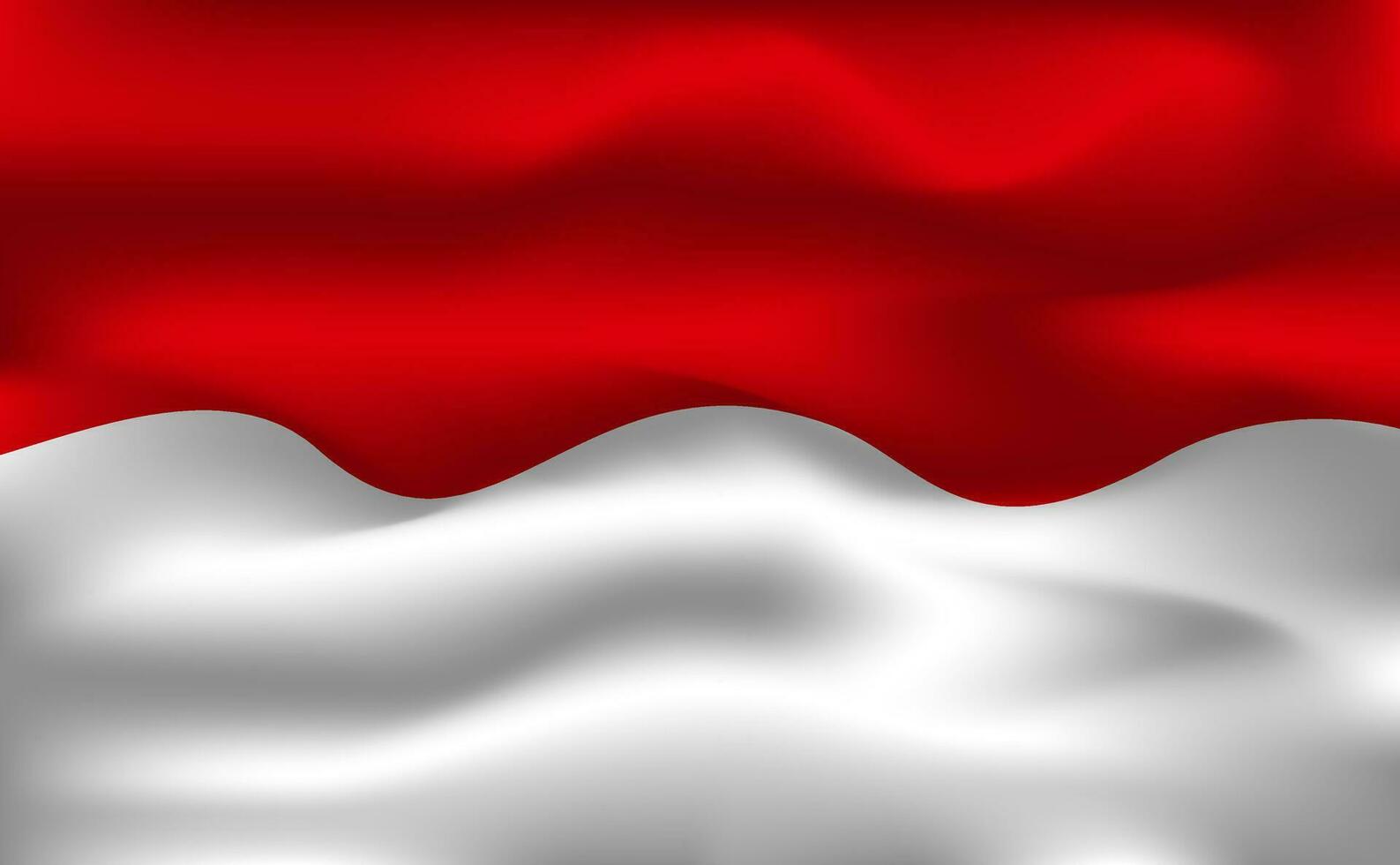 Indonesia flag wave vector template design