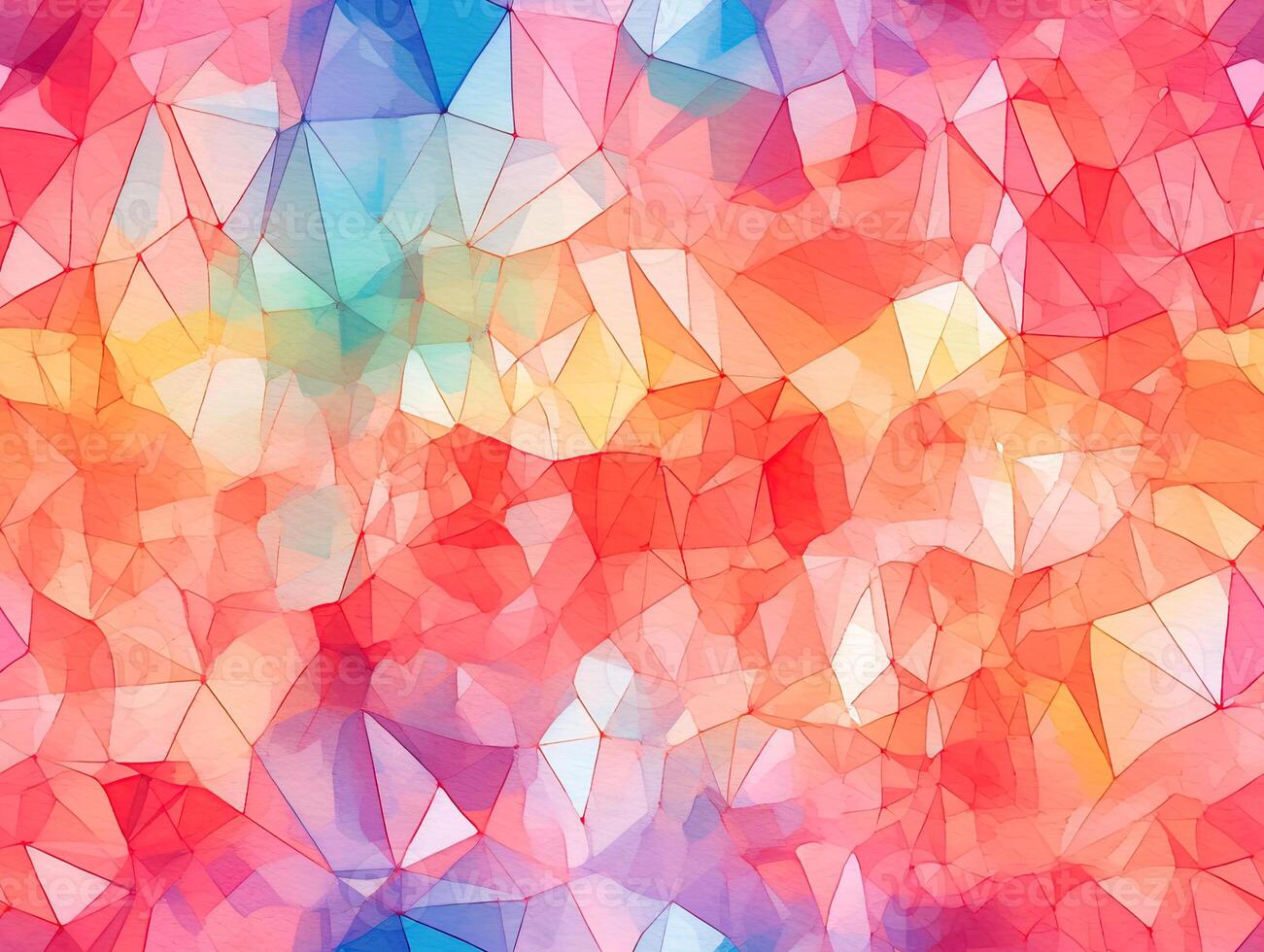 Geometric abstract featuring seamless pattern. Different shapes and sizes of objects wallpaper. Created with generative AI tools photo