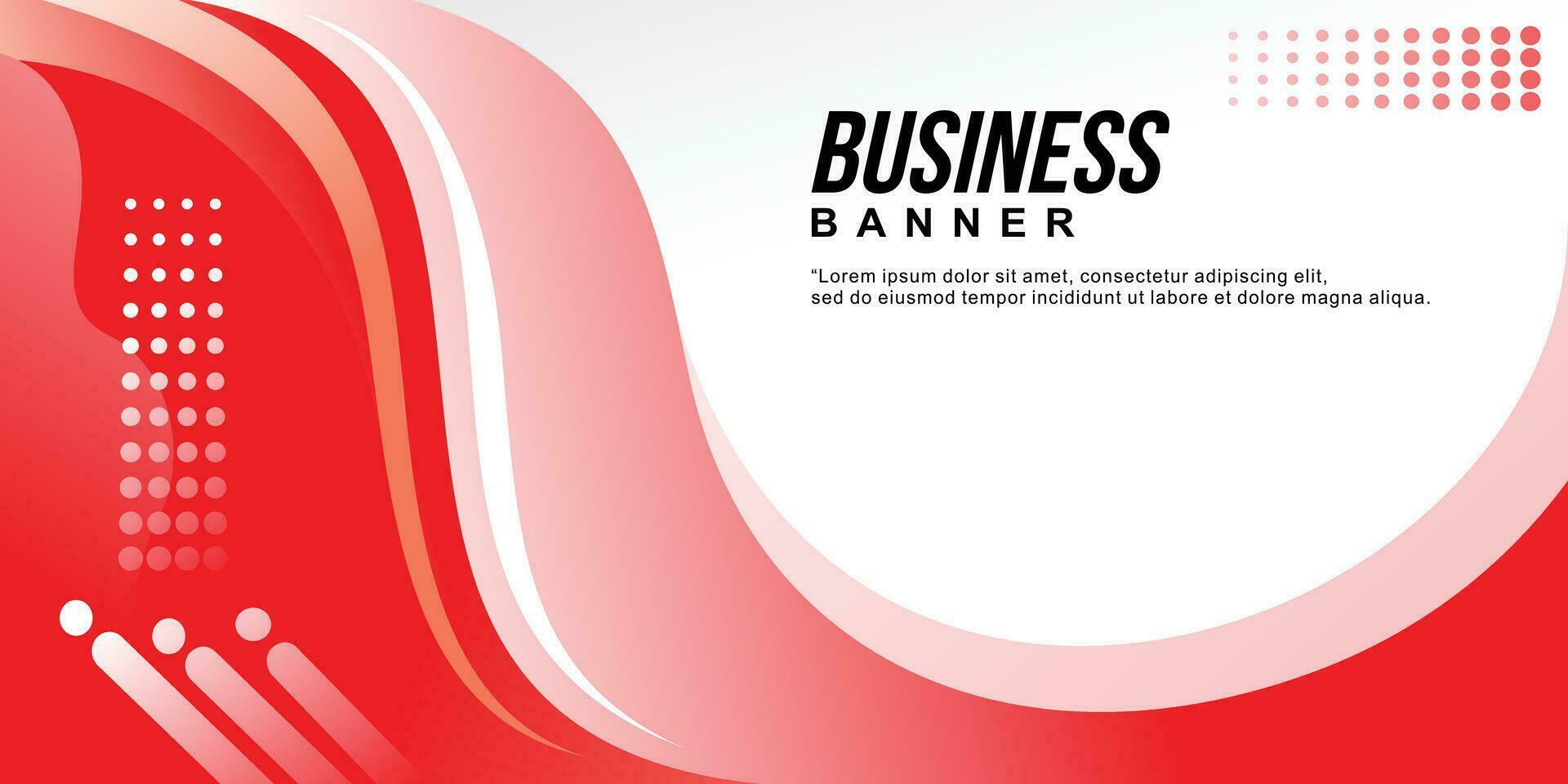 Abstract background vector with red color wavy design concept