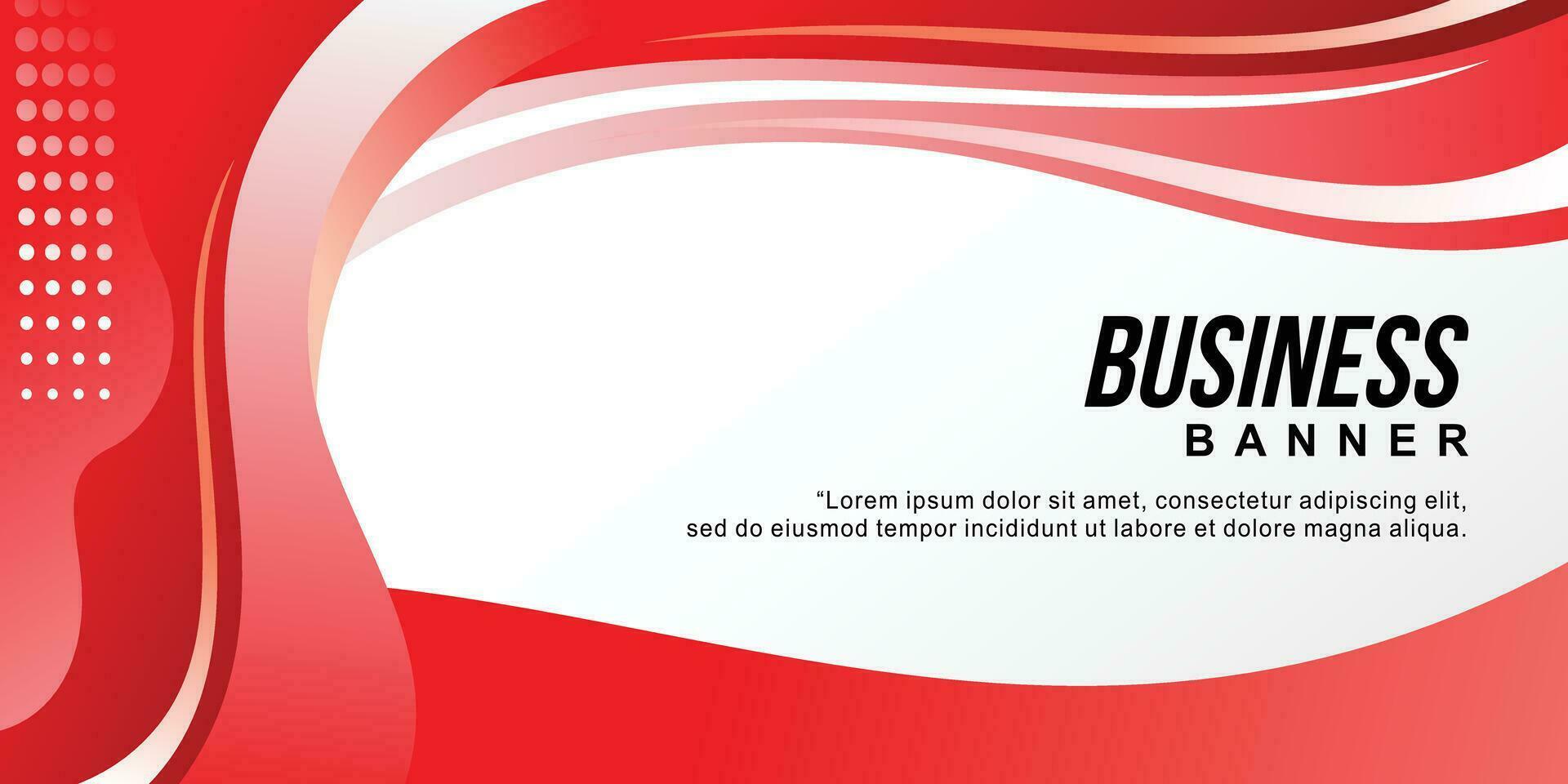 Abstract red color background wavy design vector