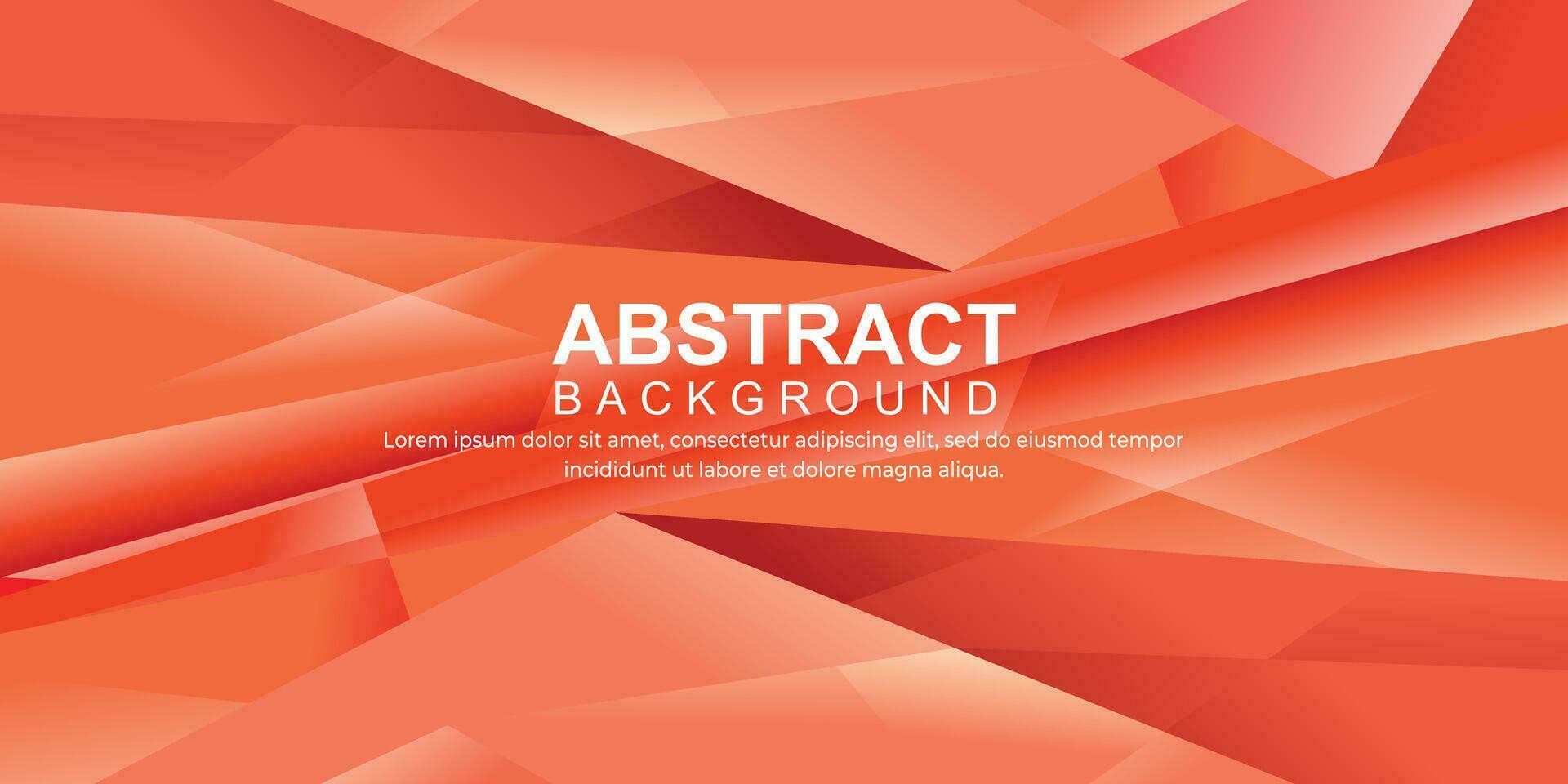 Red abstract geometric shape background vector