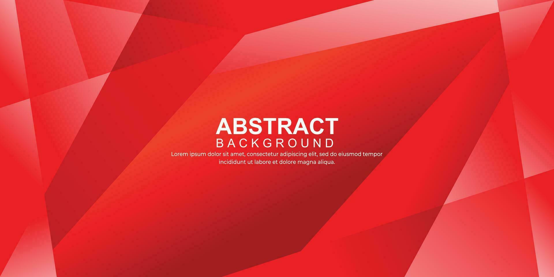 Red gradient abstract background design template vector