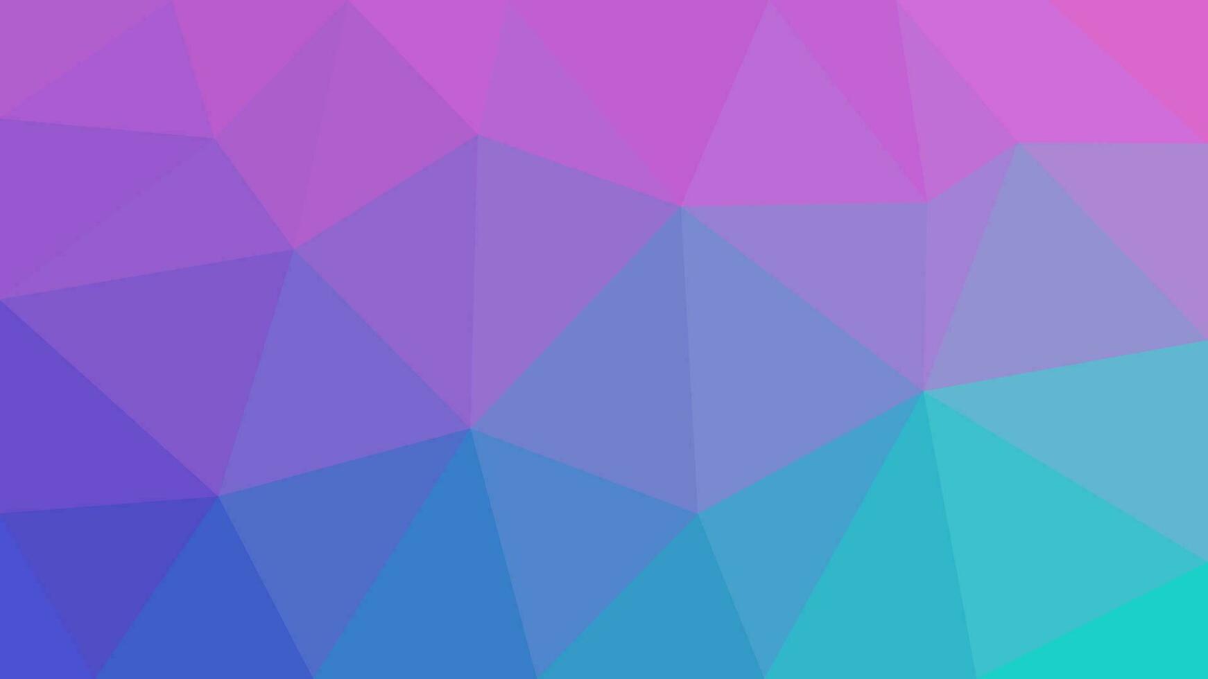 púrpura rosado azul degradado triángulo antecedentes vector