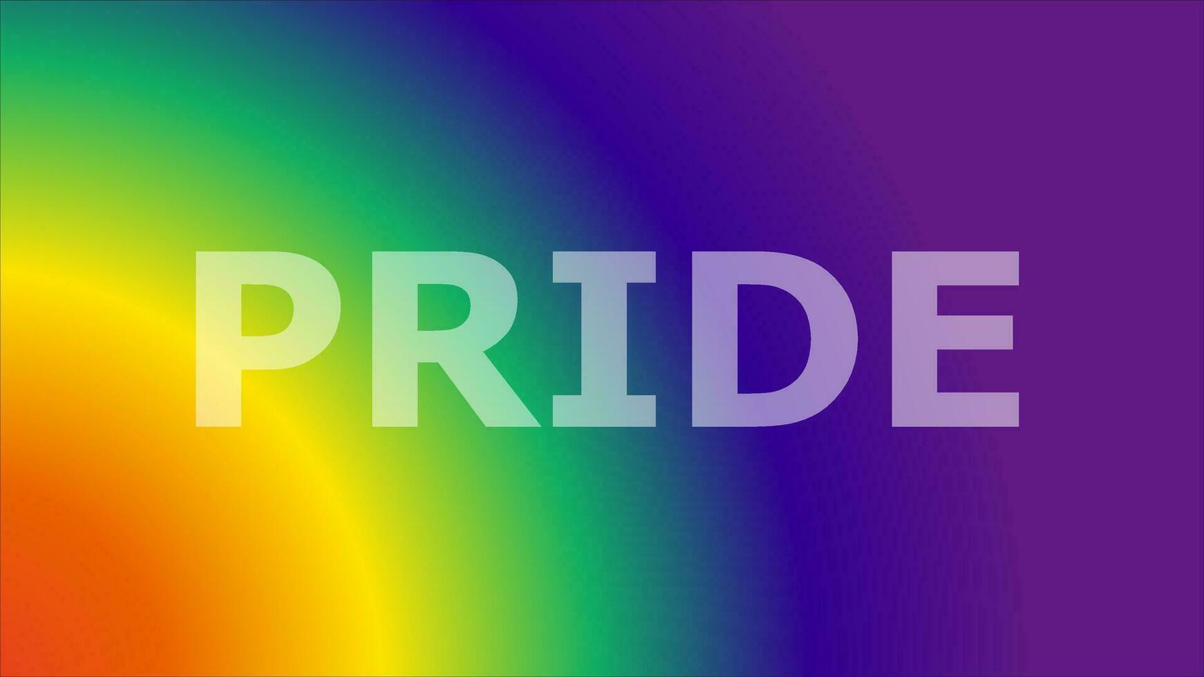 happy pride month rainbow pride lettering modern style template background lgbt pride day vector